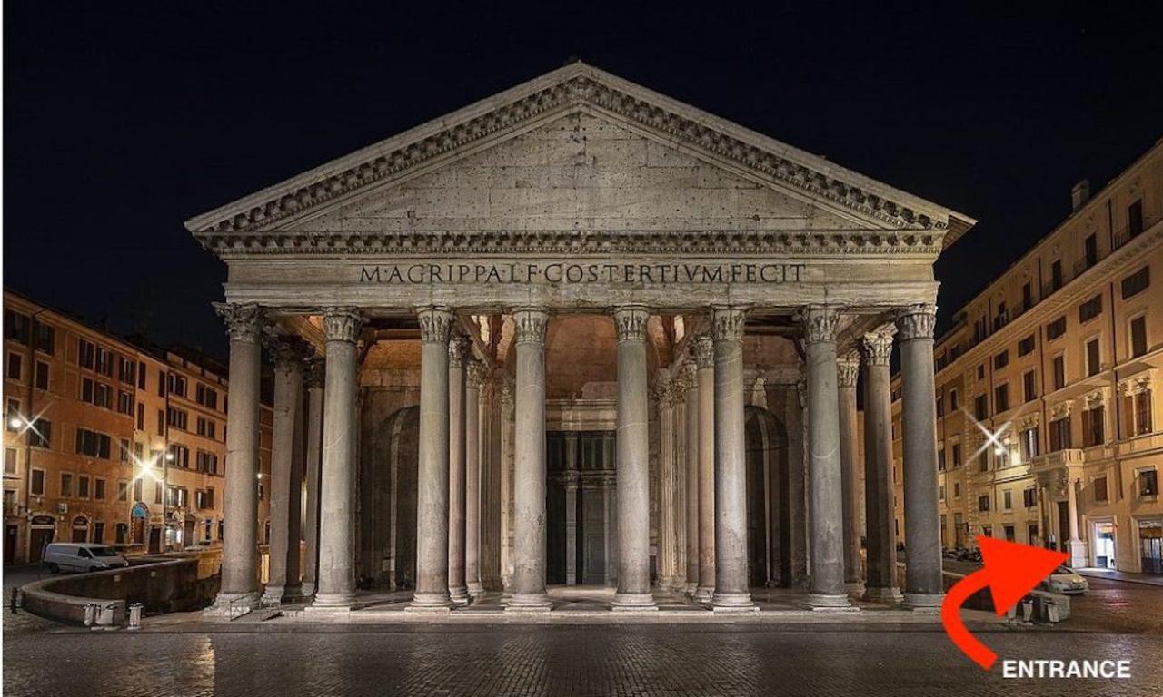 ローマRotonda 23 - Pantheon Viewアパートメント エクステリア 写真