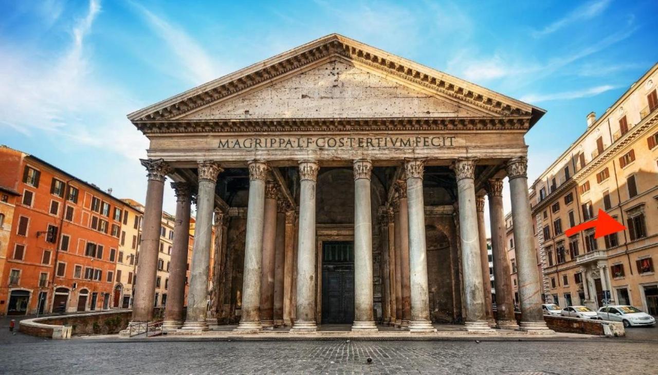 ローマRotonda 23 - Pantheon Viewアパートメント エクステリア 写真