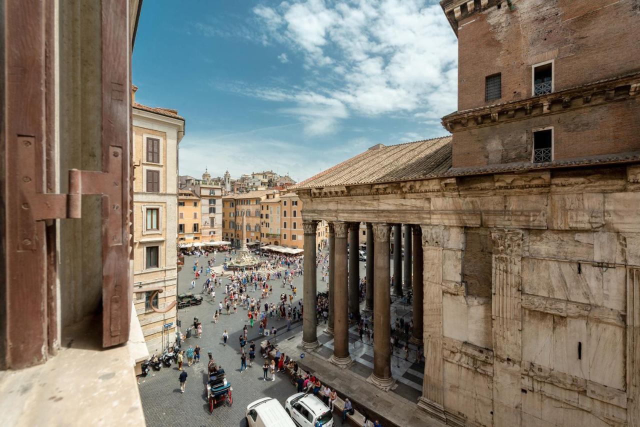ローマRotonda 23 - Pantheon Viewアパートメント エクステリア 写真