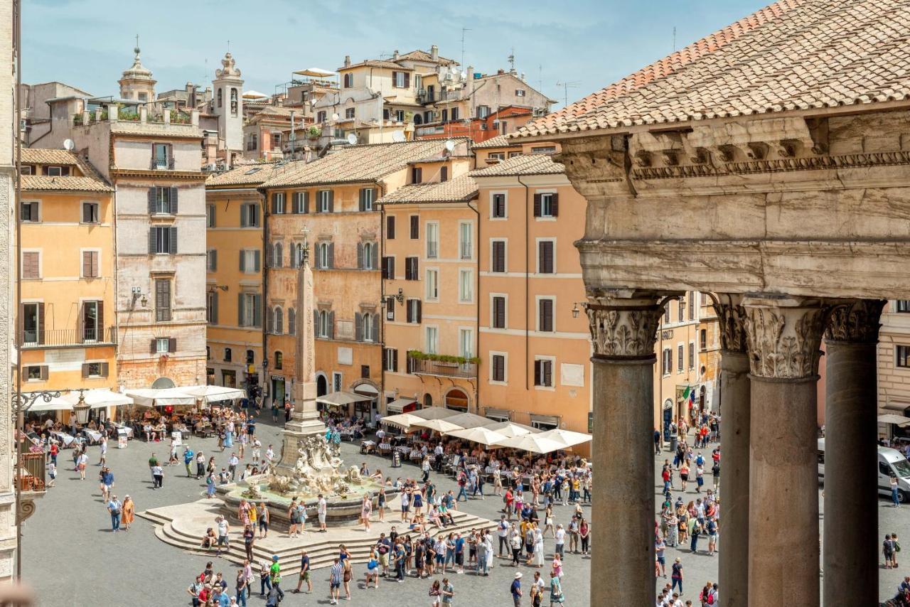 ローマRotonda 23 - Pantheon Viewアパートメント エクステリア 写真